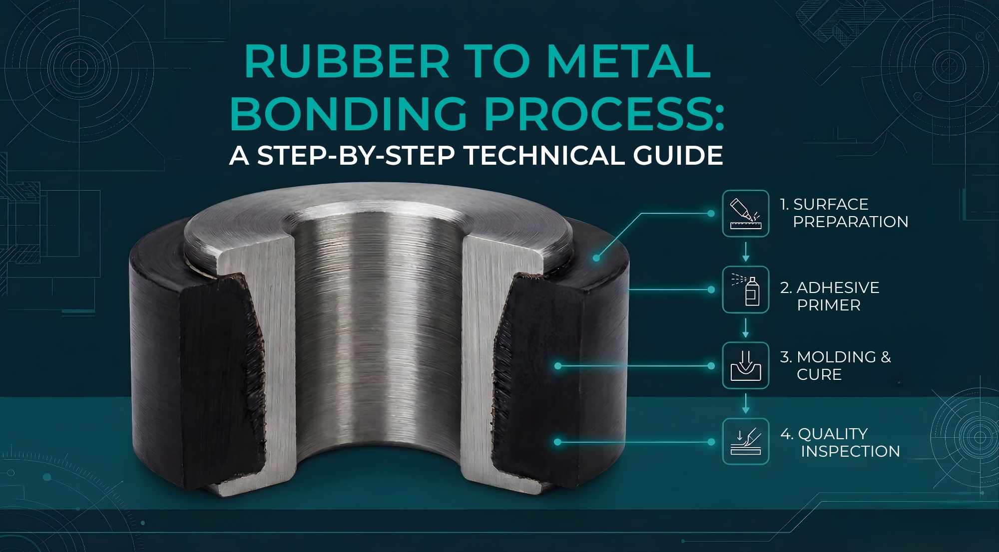 Rubber to Metal Bonding Process: A Step-by-Step Technical Guide
