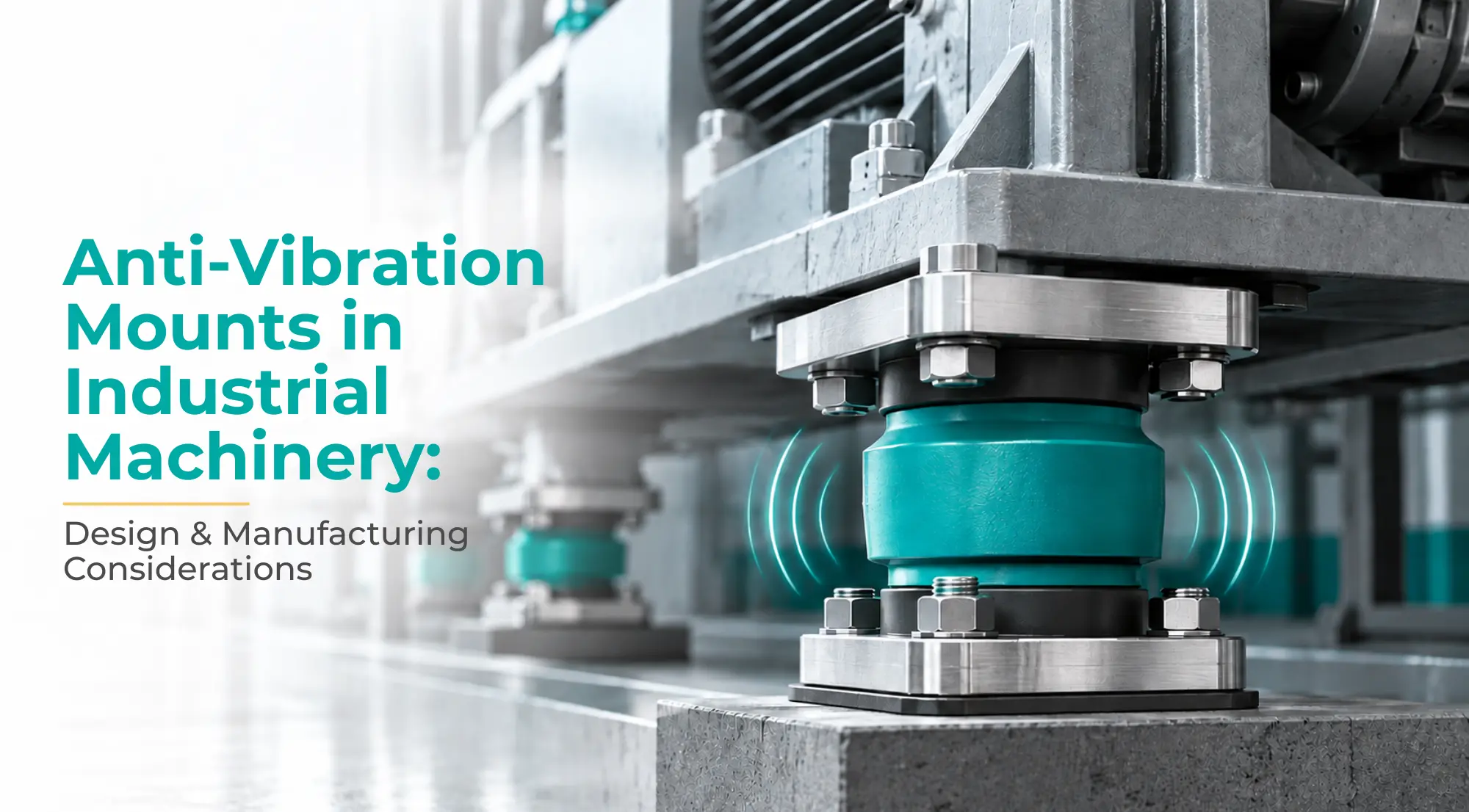 Anti-Vibration Mounts for Industrial Machinery: Design, Material and Manufacturing Considerations